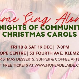 Come Sing Along | 2 Nights Of Community Christmas Carols