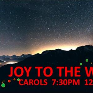 Joy to the World - Carols 2020