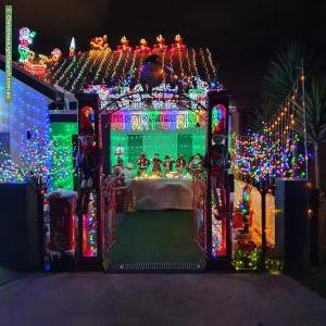 Christmas Light display at 7 South Street, Tempe