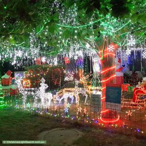 Christmas Light display at 8 Kennack Vista, Atwell