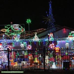 Christmas Light display at 13 Meadows Lane, Davoren Park