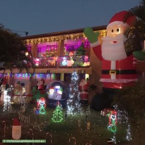 Christmas Light display at 24 Vienna Road, Alexandra Hills