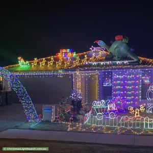 Christmas Light display at 96 Greens Road, Griffin