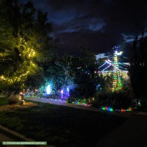 Christmas Light display at 89 Bieundurry Street, Bonner