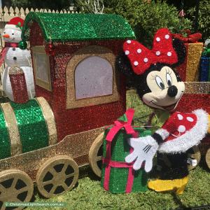 Christmas Light display at 29 Shaftsbury Street, Coburg