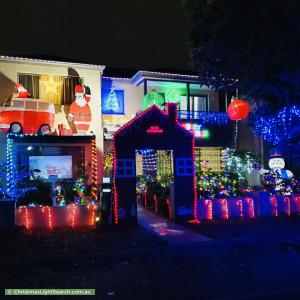 Christmas Light display at 36 Somerset Street, Stanhope Gardens