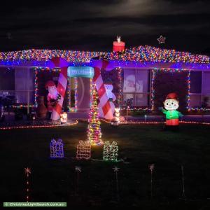 Christmas Light display at 9 Paterson Court, Craigmore