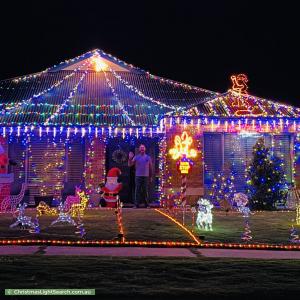 Christmas Light display at 5 Marr Street, Byford