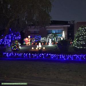 Christmas Light display at 13 Cornelius Drive, Wantirna South
