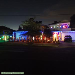 Christmas Light display at  Doncaster East Road, Mitcham