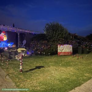 Christmas Light display at 24 Barramundi Drive, Hallett Cove
