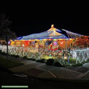 Christmas Light display at 36 Maple Avenue, Royal Park