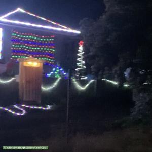 Christmas Light display at  Victoria Street, Gumeracha