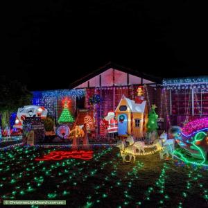 Christmas Light display at 6 Orania Mews, Warnbro