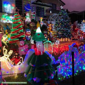 Christmas Light display at 5 Dickson Avenue, Mount Warrigal