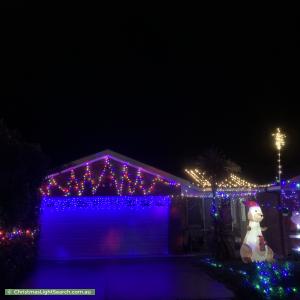 Christmas Light display at 10 Millicer Place, Dunlop