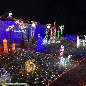 Christmas Light display at 63 Nari Drive, Sheidow Park