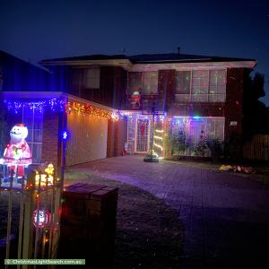 Christmas Light display at 13 Keaton Way, Aspendale Gardens