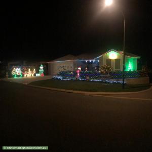Christmas Light display at 10 Amazon Drive, Baldivis