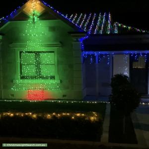 Christmas Light display at 3 Hill Road, Eden Hills