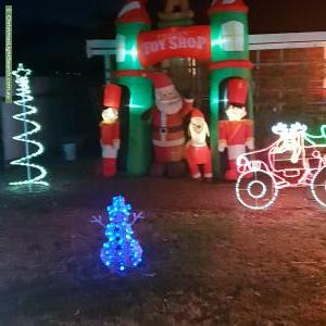 Christmas Light display at 12 Elder Parade, Port Willunga