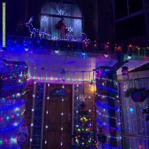 Christmas Light display at 19 Kings Court, Wantirna South