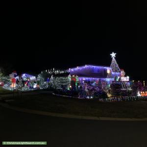 Christmas Light display at 36 Ballarat Street, Fisher
