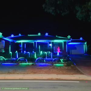 Christmas Light display at 225 Newman-Morris Circuit, Oxley