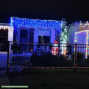 Christmas Light display at 32 Gaelic Avenue, Holden Hill