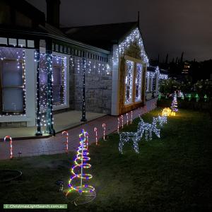 Christmas Light display at 12 Pearce Court, Golden Grove