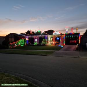 Christmas Light display at 5 Daphne Way, Cranbourne North