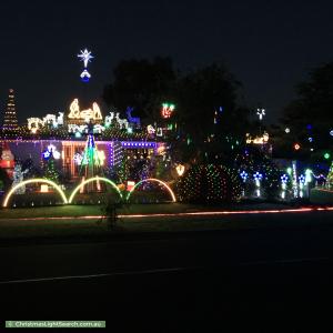 Christmas Light display at 34 Turnberry Drive, Sunbury