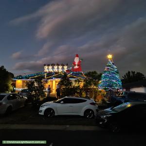 Christmas Light display at 66 Kambalda Crescent, Fisher