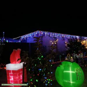 Christmas Light display at 1 Linger Crescent, Elizabeth Downs