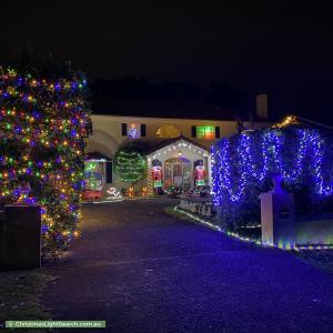 Christmas Light display at 22 Adelaide Avenue, East Lindfield