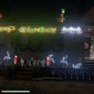 Christmas Light display at 138 Reserve Road, Beaumaris