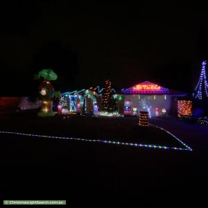 Christmas Light display at 10 Toulouse Terrace, Narre Warren South