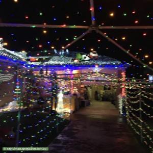 Christmas Light display at  Wirralie Avenue, Baulkham Hills