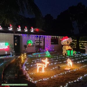 Christmas Light display at 10 Rains Drive, Pooraka