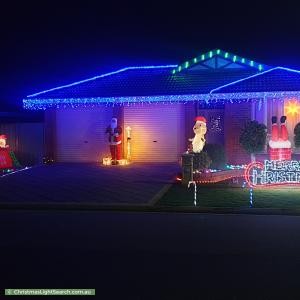 Christmas Light display at 63 Ramnet Circuit, Munno Para