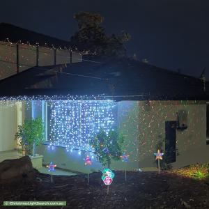 Christmas Light display at 14 Tarqua Court, Modbury North