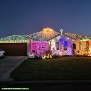 Christmas Light display at 18 Berkeley View, Millbridge
