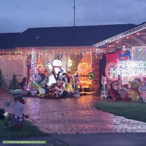 Christmas Light display at 95 Alford Street, Quakers Hill