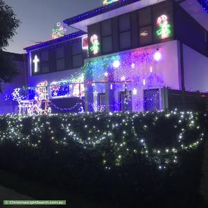 Christmas Light display at 4 Podmore Avenue, Narwee