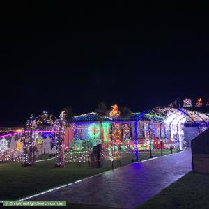 Christmas Light display at 11 Palena Crescent, Saint Clair