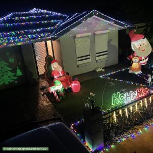 Christmas Light display at  Coonawarra Avenue, Andrews Farm