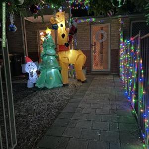 Christmas Light display at  Frederick Street, Richmond