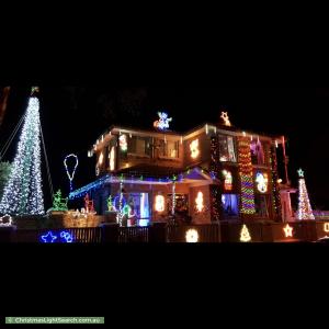 Christmas Light display at 1 Park Street, Merrylands