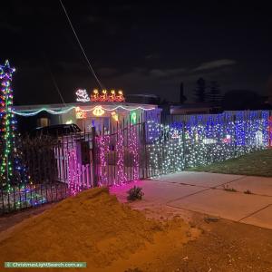 Christmas Light display at 7 Robert Court, Para Hills