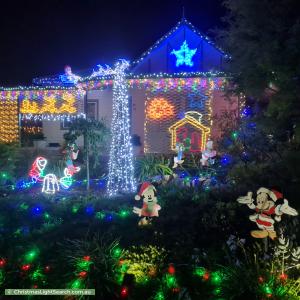 Christmas Light display at  Wembley Avenue, Bridgewater